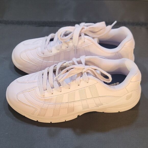 BRAND NEW K-SWISS LACE UP CLOSURE YOUTH11 SNEAKER G1 - Picture 10 of 15